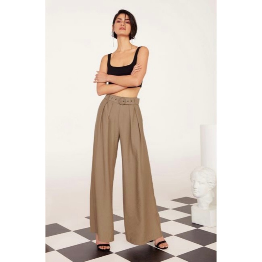 EmRata x Nastygal Wide Leg Trousers